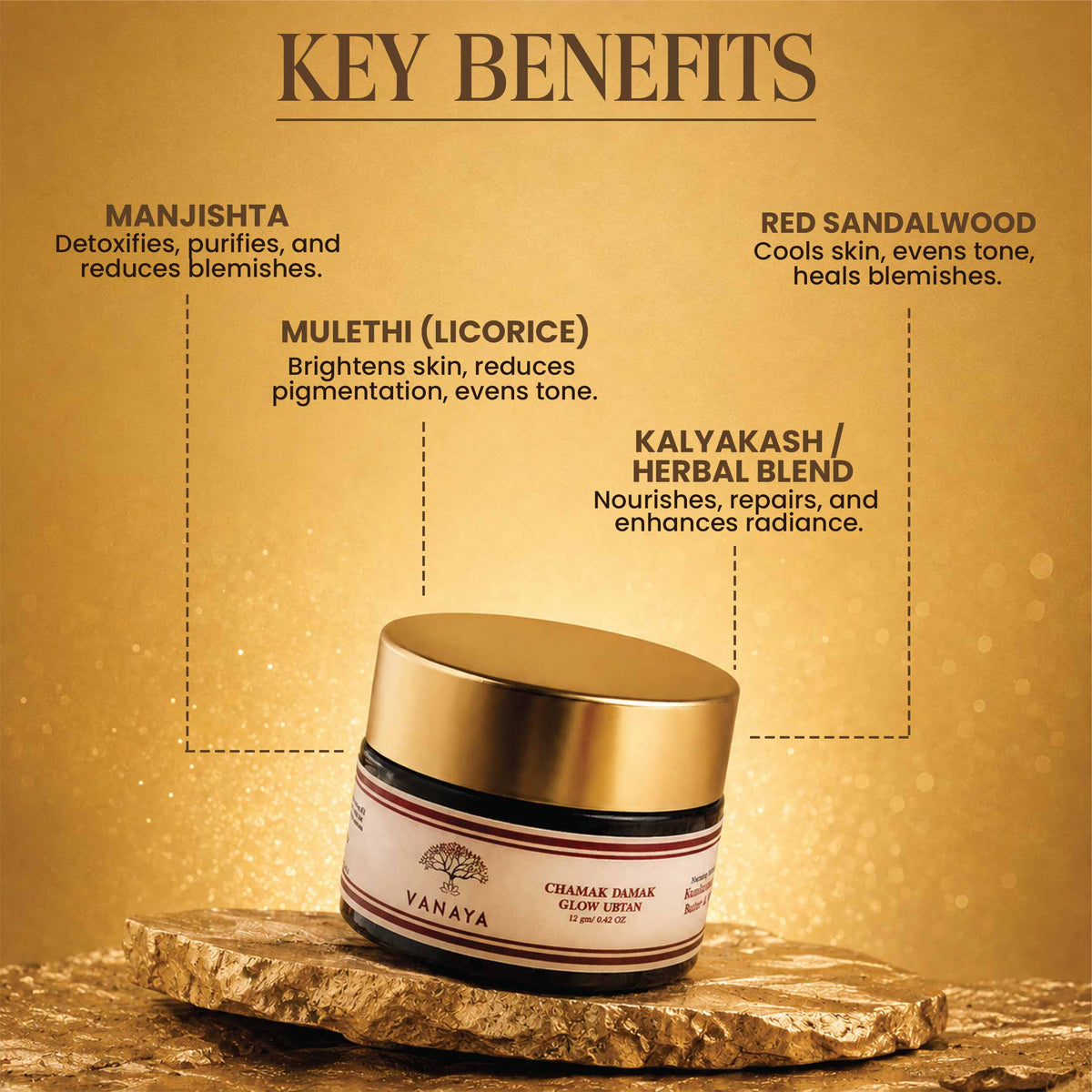 Chamak Damak Glow Ubtan | 12gm