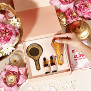 Diwali Gift Box – Kansa, 5 ml Oil Duo & Mirror