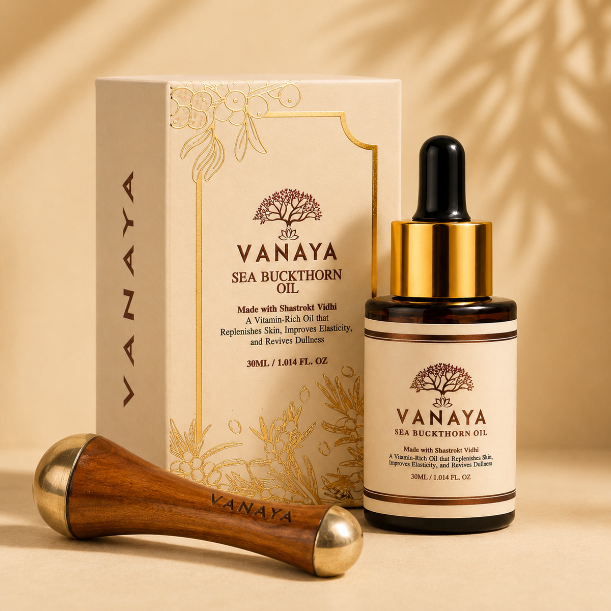 Sea Buckthorn + Kansa Wand Sculpt & Glow Ritual